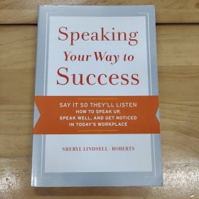 Speaking Your Way to Success