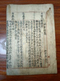 辽宁省著名老中医 王心一手稿《麻疹约义》存72页