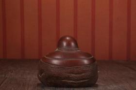 老紫砂紫砂弥勒佛 茶宠摆件