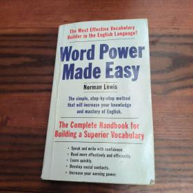 Word Power Made Easy: The Complete Handbook for Building a Superior Vocabulary 英文原版，单词的力量英文原版