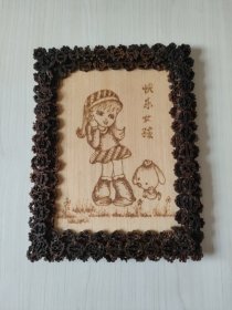 木制胶合板烙画