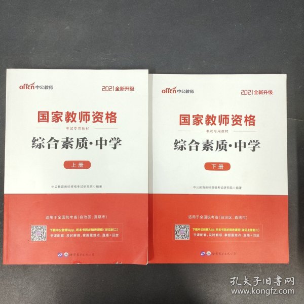 中公教育2019国家教师资格证考试教材：综合素质中学