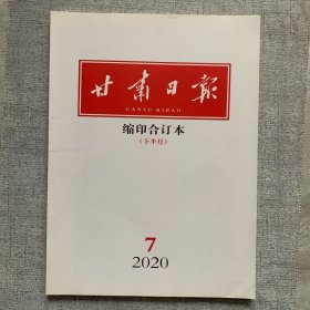 甘肃日报缩印合订本2020.07