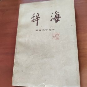 辞海  语言文字分册