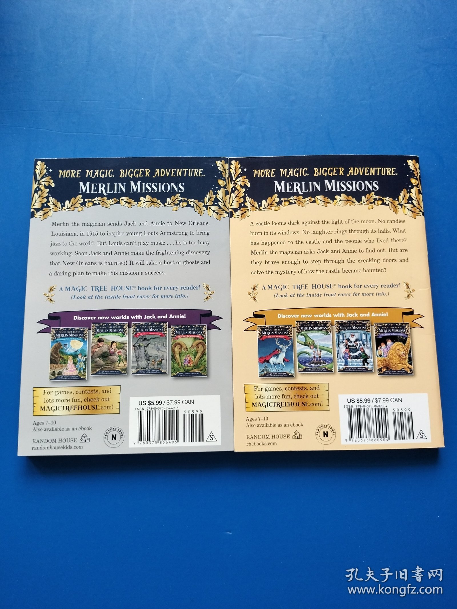 Haunted Castle on Hallows Eve、A good night for ghosts【共两本合售，书内干净】