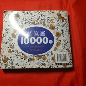 简笔画10000例 儿童自学零基础简笔画入门大全 幼儿园 一步一步动物人物画画绘画教材 画画书 美术 幼师教师用书