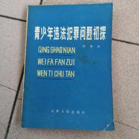 青少年违法犯罪问题初探