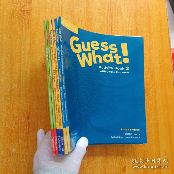 Guess What   Pupil's Book+Activity Book（2、3、4）共6本合售  大16开【书内有少量字迹】