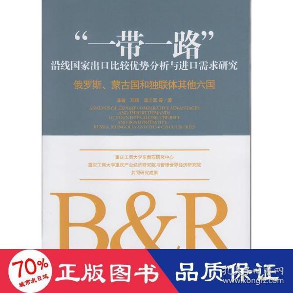 “一带一路”沿线国家出口比较优势分析与进口需求研究:俄罗斯、蒙古国和独联体其他六国