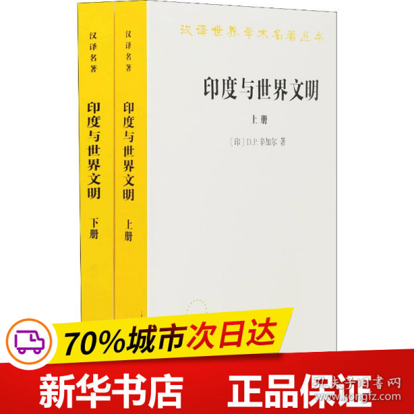 汉译名著本17：印度与世界文明（套装共2册）