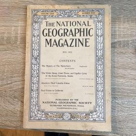 美国发货national geographic美国国家地理1912年5月 C阿拉斯加专辑，美国渔业，加州农场