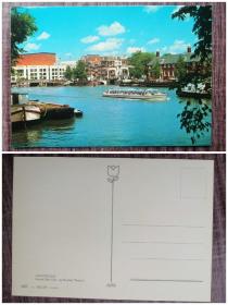 外国明信片，荷兰原版，阿姆斯特丹风光，品如图。，