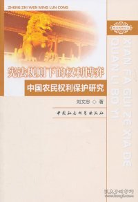 宪法规则下的权利博弈：中国农民权利保护研究