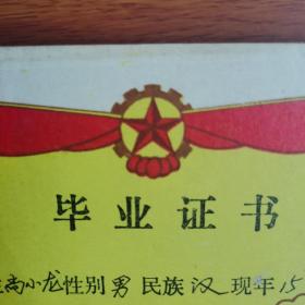 1989年陕西长武县昭仁镇中心小学毕业证