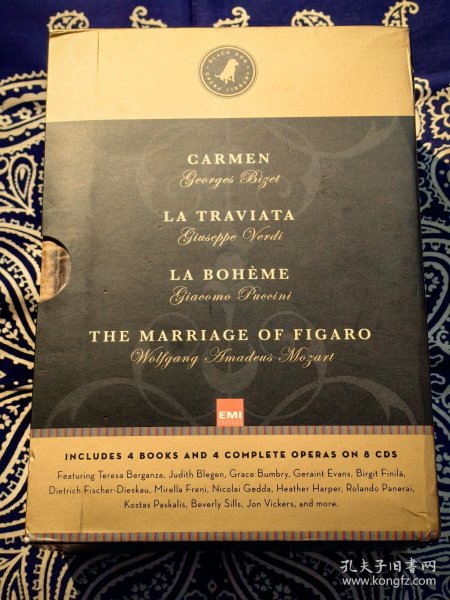Black Dog Opera Library Box Set: Includes La Boheme, Carmen, La Traviata and The Marriage of Figaro