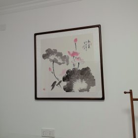 山西著名画家，牛力的画-荷花图“和美”