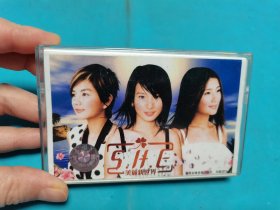 【磁带】SHE美丽新世界〈所有音像制品，版本自鉴！！！！由于属于特殊可复制性商品，不接受任何原因的退换，不，退，不，换!试听可以正常播放，请看好图片下单，播放器不同，播出的声音不同，不保音质! 〉