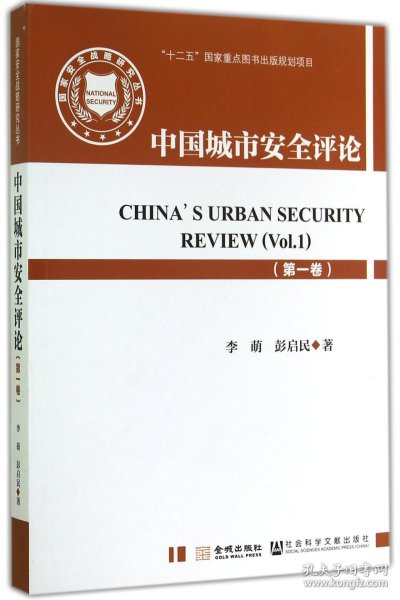 国家安全战略研究丛书：中国城市安全评论（第一卷）