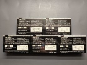 磁带 TDK SA60 五盒打包 全新未拆封