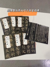 历代碑帖精粹高清放大本：唐 颜真卿多宝塔（全六卷）附赠整张原大尺寸多宝塔