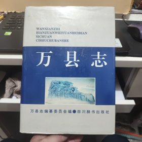 万县志（精装本，！1995年9月一版一印，印量2000册，书口有一点脏污，内页干净无笔记，详细参照书影）