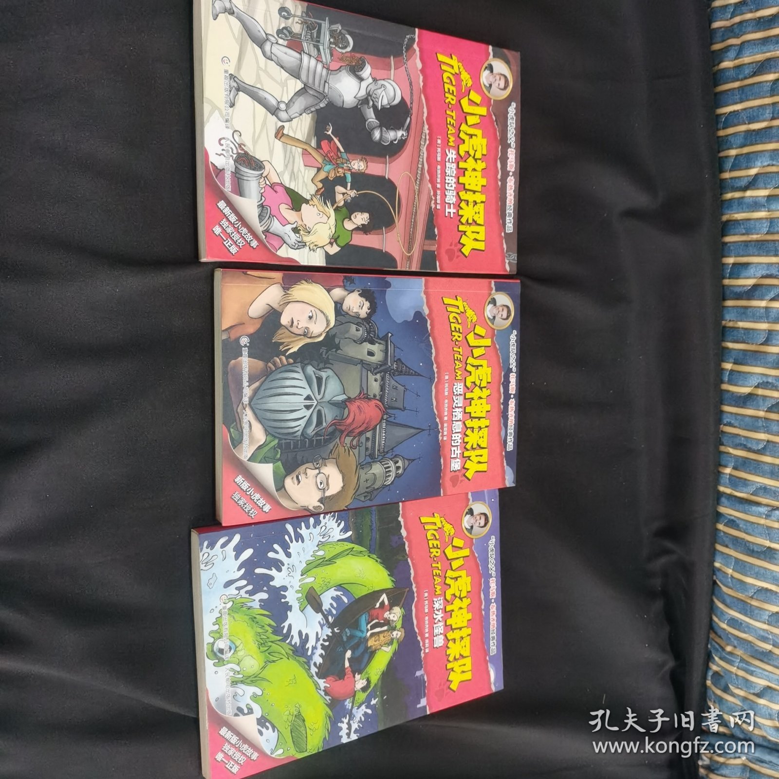 小虎神探队·失踪的骑士 恶灵栖息的古堡 深水怪兽 三本合售