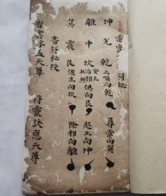 道教手抄本，口传心授的高层心法秘本，，