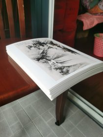 黄君壁山水画16开活页画片（或称临摹卡）共87张，其中竖式60张，横式27张，不重复。尺寸：28x21㎝。<品相如新>