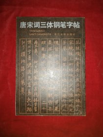 唐宋词三体钢笔字帖
