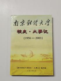 南京财经大学校史 大事记（1956-2003）