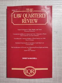多期可选 the law quarterly review 2021年 单本价