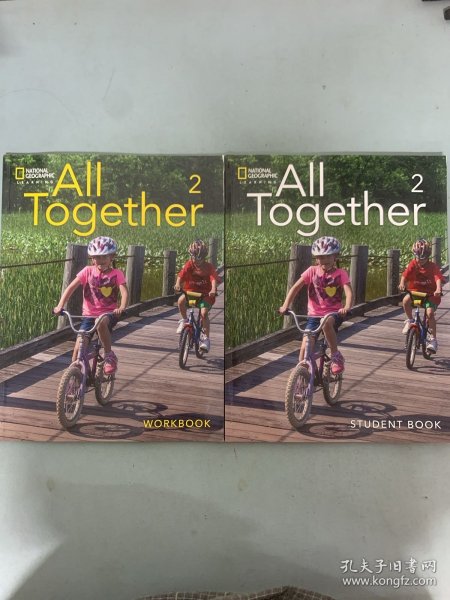 All Together 2 Student Book +Workbook NATIONAL GEOGRAPHIC LEARNING华夏地理 2本合售