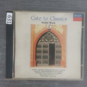 631光盘CD：GATE TO CLASSICS 一张光盘盒装