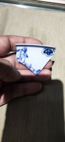 明代人物青花——瓷片