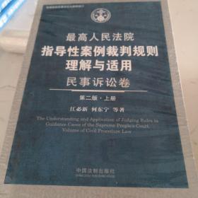 最高人民法院指导性案例裁判规则理解与适用：民事诉讼卷（上下册）（第2版）