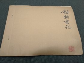 王传莘 （宋庆龄故居副主任，著名工笔画家、曾出版《工笔花鸟画法》旧藏‖ 王传莘钤印、动物变化画册，6页正反画（26*19.5cm） 5367