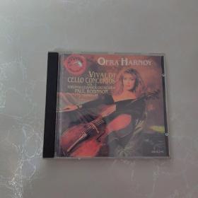 德首 Ofra Harnoy 哈诺伊 VIVALDI 维瓦尔第 大提琴协奏曲 CD