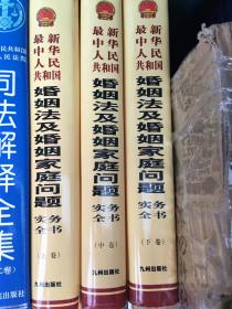 最新中华人民共和国婚姻法及婚姻家庭问题实务全书