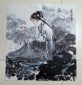 杨敦伟仕女画原作