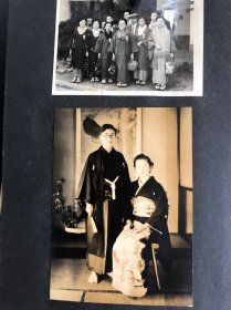 日本人结婚等原版老照片6张