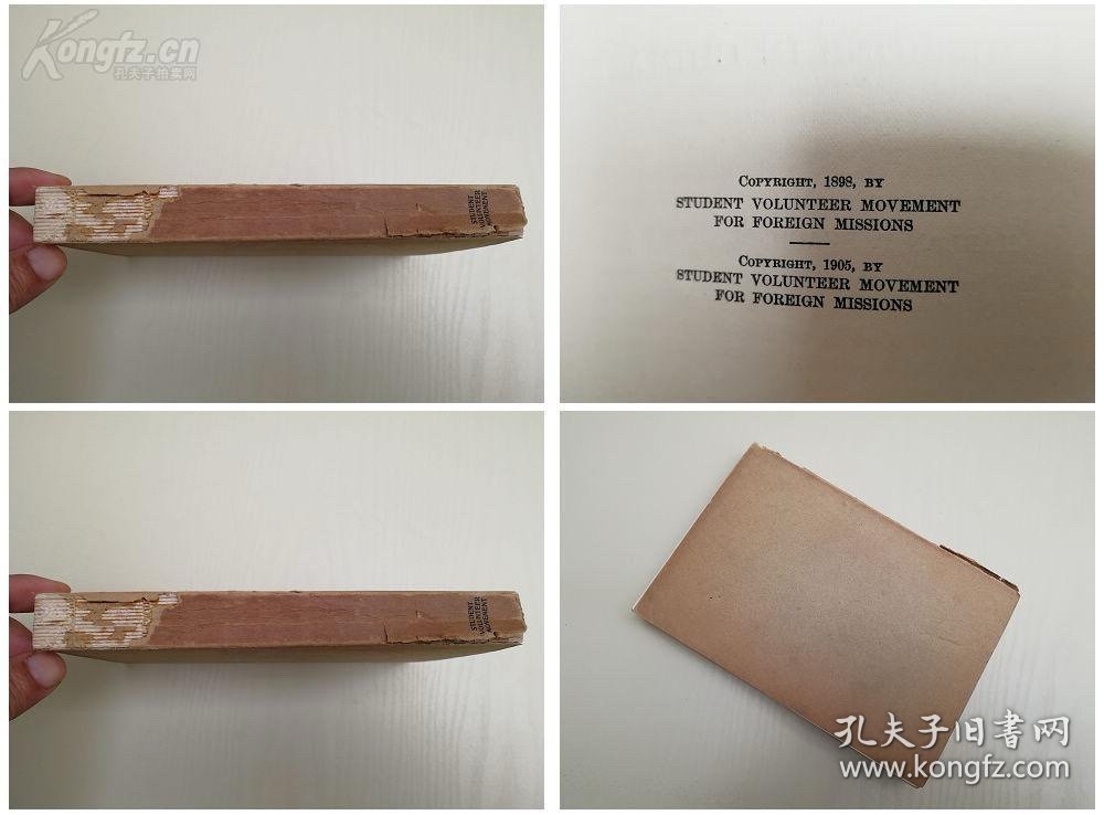 美国人毕海澜英文作品，1905年《“唐山”的曙光--在华传教事业》20幅老照片插图，卷尾大幅中国地图及一大幅图表