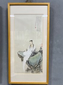 王亚新，李仓 两位老师合作精品，李仓乙亥之春题字！作品尺寸：32*65cm！