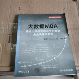 大数据MBA 通过大数据实现与分析驱动企业决策与转型/大数据应用与技术丛书