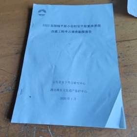 乐馆线平原小仓村改建工程考古调查勘探报告，草稿