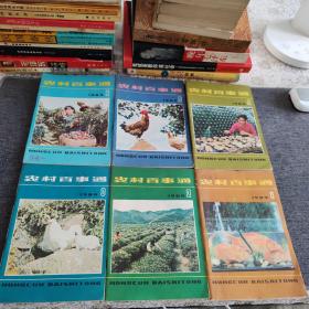 农村百事通（1984年1-6期）6本合售