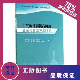 空气泡沫驱提高稠油油藏采收率技术研究 9787030418845