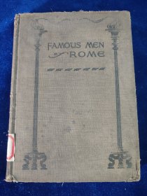 FAMOUS MEN of MODERN TIMES（馆藏）精装 32开 1904年版【书内有精美插图】