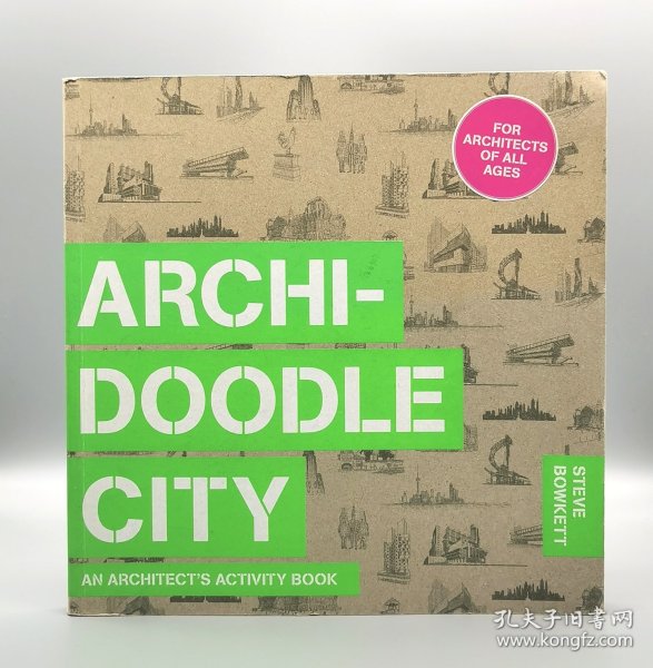 Archidoodle City : An Architect's Activity Book by Steve Bowkett 英文原版书