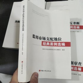 《垄断协议》《经营者集中反垄断审查》《滥用市场支配地位》《知识产权领域反垄断》经典案例选编 四本合售 包邮 K3