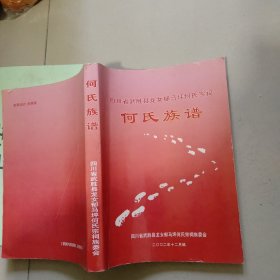 四川省武胜县龙女郁马坪何氏宗祠： 何氏族谱 【仅印750册】